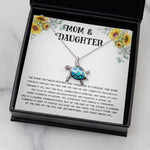 Opal Turtle Necklace - Mom Necklace, Mother Daughter Necklace, Gift For Mom, Mom Necklace, Birthday Gift Necklace