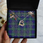 To My Beautiful Soulmate Necklace In Your Eyes I Have Found My Home Clan Hamilton Hunting Modern Tartan Forever Love Necklace