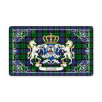 Doormat - Welcome Mat Scottish Ferguson of Balquhidder Clan Badge Tartan Door Mat, Plaid Doormat