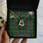 To My Beautiful Soulmate Necklace In Your Eyes I Have Found My Home Clan Beveridge Tartan Forever Love Necklace