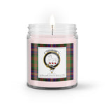 Soy Wax Candle - Buffalo Plaid Candle Clan Crest Badge Cochrane Tartan Plaid Soy Wax Candle, oil candle, candle handmade, wax candle, soy wax, nature wax, natural soy wax, natural soy candles, natural candle