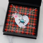 Sea Turtle Necklace Gift for My Beautiful Girlfriend Valentines Necklace Clan Denniston Orginal Tartan Blue Turtle Necklace