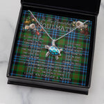 Sea Turtle Necklace To My Beautiful Soulmate Necklace In Your Eyes I Have Found My Home Clan Newlands Tartan Blue Turtle Necklace
