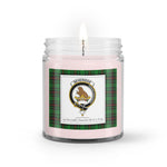 Soy Wax Candle - Buffalo Plaid Candle Clan Crest Badge Beveridge Tartan Plaid Soy Wax Candle, oil candle, candle handmade, wax candle, soy wax, nature wax, natural soy wax, natural soy candles, natural candle