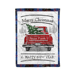 Tartan Blanket Vintage Red Truck with Christmas Tree Family Scottish Clan Angus Modern plaid blanket, red plaid blanket, buffalo plaid blanket, green plaid blanket, plaid fleece blanket, blue plaid blanket, red tartan blanket, tartan plaid blanket, black and white plaid blanket, , christmas plaid blanket, orange plaid blanket, tartan plaid throw blanket, pink plaid blanket, brown plaid blanket, buffalo check blanket