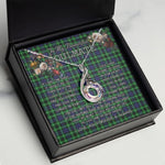 To My Beautiful Soulmate Necklace In Your Eyes I Have Found My Home Clan Graham Hunting Tartan Rising Phoenix Necklace