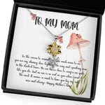 Sunflower Pendant Necklace - Mom Necklace, Gift Necklace For Mom Always Love You, Mother Neckalce
