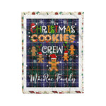 Personalized Gift Tartan Plaid Blanket Clan MacRae Hunting Modern With Christmas Cookie Baking Crew Christmas Gift Blanket, Plaid Blanket, Christmas Fleece Blanket, Christmas Blanket, Tartan Blanket, Scottish Blanket, Scotland Blanket, Family Name Blanket, Custom Blanket, Personalized Blanket