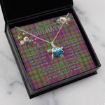 Sea Turtle Necklace To My Beautiful Soulmate Necklace In Your Eyes I Have Found My Home Clan MacIntyre Of Glenorchy Tartan Blue Turtle Necklace