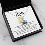Opal Turtle Necklace - Mom Necklace Gift - To My Mom Necklace - Thank You For Giving Me The Best Things In Life