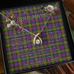 To My Beautiful Soulmate Necklace In Your Eyes I Have Found My Home Clan Carnegie Tartan Wishbone Dancing Necklace