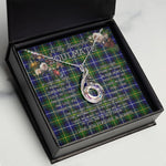 To My Beautiful Soulmate Necklace In Your Eyes I Have Found My Home Clan MacNeill Of Barra Tartan Rising Phoenix Necklace
