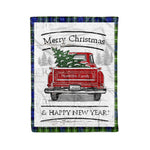 Tartan Blanket Vintage Red Truck with Christmas Tree Family Scottish Clan Monteith Hunting plaid blanket, red plaid blanket, buffalo plaid blanket, green plaid blanket, plaid fleece blanket, blue plaid blanket, red tartan blanket, tartan plaid blanket, black and white plaid blanket, , christmas plaid blanket, orange plaid blanket, tartan plaid throw blanket, pink plaid blanket, brown plaid blanket, buffalo check blanket
