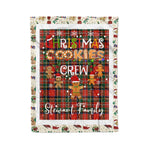 Personalized Gift Tartan Plaid Blanket Clan Stewart Stuart of Bute With Christmas Cookie Baking Crew Christmas Gift Blanket, Plaid Blanket, Christmas Fleece Blanket, Christmas Blanket, Tartan Blanket, Scottish Blanket, Scotland Blanket, Family Name Blanket, Custom Blanket, Personalized Blanket