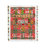 Personalized Gift Tartan Plaid Blanket Clan Grant Ancient With Christmas Cookie Baking Crew Christmas Gift Blanket, Plaid Blanket, Christmas Fleece Blanket, Christmas Blanket, Tartan Blanket, Scottish Blanket, Scotland Blanket, Family Name Blanket, Custom Blanket, Personalized Blanket