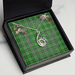 To My Beautiful Soulmate Necklace In Your Eyes I Have Found My Home Clan Boyle Tartan Rising Phoenix Necklace