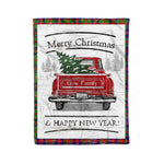 Tartan Blanket Vintage Red Truck with Christmas Tree Family Scottish Clan Gow plaid blanket, red plaid blanket, buffalo plaid blanket, green plaid blanket, plaid fleece blanket, blue plaid blanket, red tartan blanket, tartan plaid blanket, black and white plaid blanket, , christmas plaid blanket, orange plaid blanket, tartan plaid throw blanket, pink plaid blanket, brown plaid blanket, buffalo check blanket