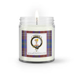 Soy Wax Candle - Buffalo Plaid Candle Clan Crest Badge Chisholm Hunting Modern Tartan Plaid Soy Wax Candle, oil candle, candle handmade, wax candle, soy wax, nature wax, natural soy wax, natural soy candles, natural candle