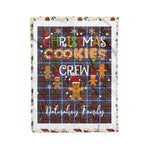 Products Personalized Gift Tartan Plaid Blanket Clan Dalmahoy With Christmas Cookie Baking Crew Christmas Gift Blanket, Plaid Blanket, Christmas Fleece Blanket, Christmas Blanket, Tartan Blanket, Scottish Blanket, Scotland Blanket, Family Name Blanket, Custom Blanket, Personalized Blanket