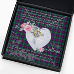 Gift For My Beautiful Girlfriend Necklace Valentine Necklace Clan MacArthur of Milton Tartan Cross Dancing Necklace Scottish Tartan Jewelry