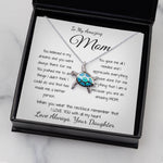 Opal Turtle Necklace - Mom Necklace - Gift for Mom from Daughter, Mother's Day Gift