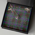 To My Beautiful Soulmate Necklace In Your Eyes I Have Found My Home Clan Brodie Hunting Tartan Crown Pendant Necklace