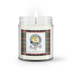 Soy Wax Candle - Buffalo Plaid Candle Clan Badge Cumming Hunting Ancient Tartan Plaid Soy Wax Candle, oil candle, candle handmade, wax candle, soy wax, nature wax, natural soy wax, natural soy candles, natural candle