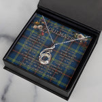 To My Beautiful Soulmate Necklace In Your Eyes I Have Found My Home Clan Grewar Tartan Rising Phoenix Necklace