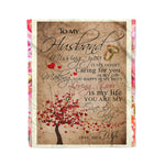 Scotstee Shop - Personalized Gift Letter To Husband To My Husband Missing You The Most And Lover You Forever Fleece Blanket