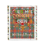 Personalized Gift Tartan Plaid Blanket Clan MacKintosh Ancient With Christmas Cookie Baking Crew Christmas Gift Blanket, Plaid Blanket, Christmas Fleece Blanket, Christmas Blanket, Tartan Blanket, Scottish Blanket, Scotland Blanket, Family Name Blanket, Custom Blanket, Personalized Blanket