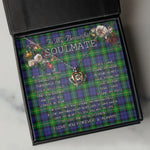 To My Beautiful Soulmate Necklace In Your Eyes I Have Found My Home Clan Gordon Tartan Crown Pendant Necklace
