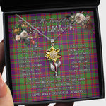 To My Beautiful Soulmate Sunflower Necklace In Your Eyes I Have Found My Home Clan MacIntyre Of Glenorchy Tartan Jewelry For Girlfriend
