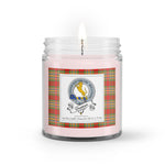 Soy Wax Candle - Buffalo Plaid Candle Clan Badge Chattan Tartan Plaid Soy Wax Candle, oil candle, candle handmade, wax candle, soy wax, nature wax, natural soy wax, natural soy candles, natural candle