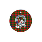 Scotstee Shop - Skene Scottish Clan Badge Plaid Ornament Gift. Christmas Tree Ornament Skene Clan Tartan Ornament Great Christmas Ornaments Gift
