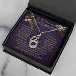 To My Beautiful Soulmate Necklace In Your Eyes I Have Found My Home Clan Wedderburn Tartan Rising Phoenix Necklace