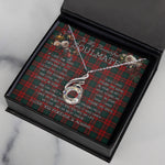 To My Beautiful Soulmate Necklace In Your Eyes I Have Found My Home Clan Carr Tartan Rising Phoenix Necklace
