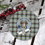 Bell Scottish Clan Badge Plaid Ornament Gift. Christmas Tree Ornament Bell Clan Tartan Ornament Great Christmas Ornaments Gift - Scotstee Shop