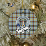 Bell Scottish Clan Badge Plaid Ornament Gift. Christmas Tree Ornament Bell Clan Tartan Ornament Great Christmas Ornaments Gift - Scotstee Shop