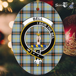Bell Scottish Clan Plaid Ornament Gift. Christmas Tree Ornament Bell Clan Tartan Ornament,  ceramic ornament, personalized christmas ornaments, christmas tree ornaments, christmas door decorations, Plaid Ornament, Tartan Ceramic Ornament