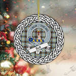 Bell Scottish Clan Tartan Crest Badge Plaid Ornament Gift. Christmas Tree Ornament Bell Clan Tartan Ornament,  ceramic ornament, personalized christmas ornaments, christmas tree ornaments, christmas door decorations, Plaid Ornament, Tartan Ceramic Ornament