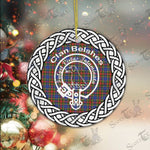 Belshes Clan Tartan Crest Badge Plaid Ornament Gift. Christmas Tree Ornament Belshes Clan Tartan Ornament Great Christmas Ornaments Gift - Scotstee Shop