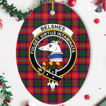 Belshes Scottish Clan Plaid Ornament Gift. Christmas Tree Ornament Belshes Clan Tartan Ornament,  ceramic ornament, personalized christmas ornaments, christmas tree ornaments, christmas door decorations, Plaid Ornament, Tartan Ceramic Ornament
