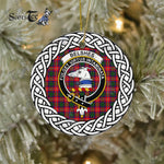 Belshes Scottish Clan Tartan Crest Badge Plaid Ornament Gift. Christmas Tree Ornament Belshes Clan Tartan Ornament,  ceramic ornament, personalized christmas ornaments, christmas tree ornaments, christmas door decorations, Plaid Ornament, Tartan Ceramic Ornament