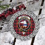 Belshes Scottish Clan Tartan Crest Badge Plaid Ornament Gift. Christmas Tree Ornament Belshes Clan Tartan Ornament,  ceramic ornament, personalized christmas ornaments, christmas tree ornaments, christmas door decorations, Plaid Ornament, Tartan Ceramic Ornament