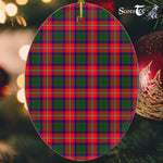 Belshes Tartan Oval Ornaments, Christmas Tree Ornament, Plaid Christmas Ornaments, Ceramic Oval Christmas Tree Decoration, Tartan Oval Ornaments, Christmas Tree Ornament, Plaid Christmas Ornaments, Ceramic Oval Christmas Tree Decoration