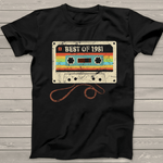 Best 1981 Vintage 40th Birthday 40 Year Old Gift Birthday Shirt Funny 40th Birthday T Shirts - Scotstee Shop