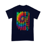 Scotstee Shop - Best Bonus Dad Ever Father Tie Dye American Flag 4th Of July Shirt