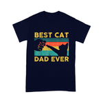 Best Cat Dad Ever Father's Day Shirt Funny Cat Daddy - Scotstee Shop