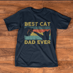 Best Cat Dad Ever Father's Day Shirt Funny Cat Daddy - Scotstee Shop