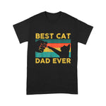 Best Cat Dad Ever Father's Day Shirt Funny Cat Daddy - Scotstee Shop